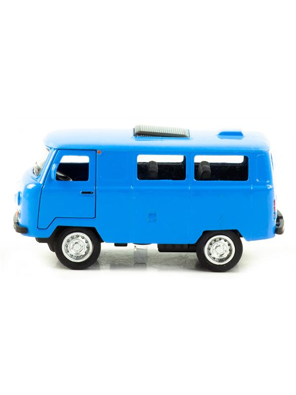 Металлическая машинка 1:32 «Микроавтобус УАЗ Буханка 39625» 12 см. 189-12D, инерционная, свет, звук / Микс