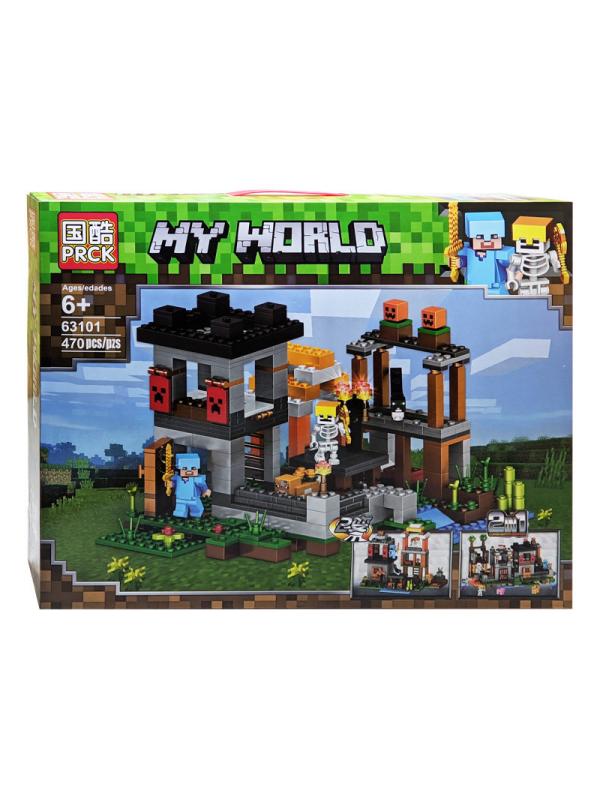 Конструктор PRCK My World «Застава» 63101 (Minecraft) / 470 деталей