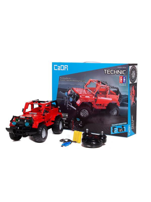 Конструктор CaDA  «Jeep Wrangler - Воин бездорожья 2 в 1» (Technic) C51001W / 531 деталь