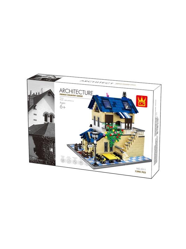 Конструктор Wange «Французский загородный дом» 5311 (Architecture) / 1298 деталей