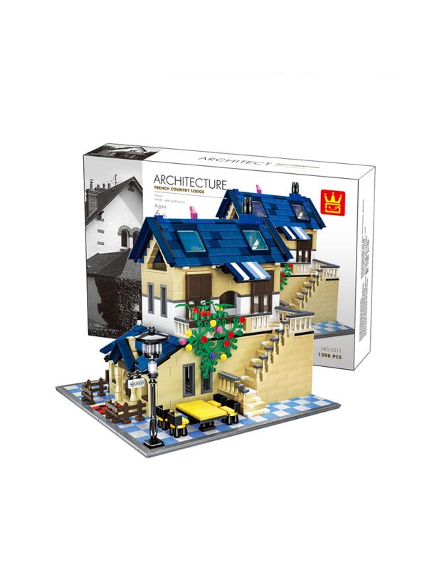 Конструктор Wange «Французский загородный дом» 5311 (Architecture) / 1298 деталей