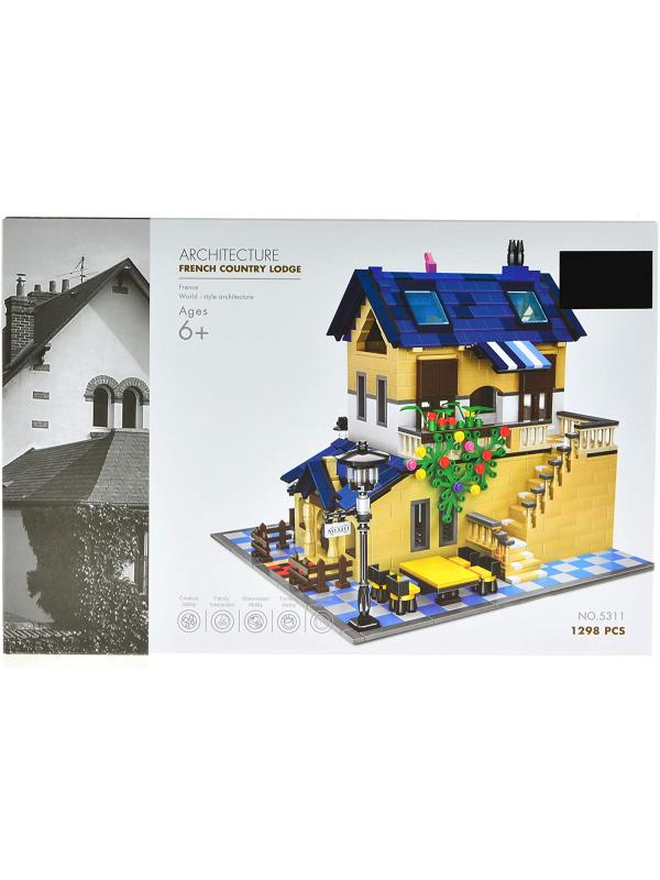 Конструктор Wange «Французский загородный дом» 5311 (Architecture) / 1298 деталей