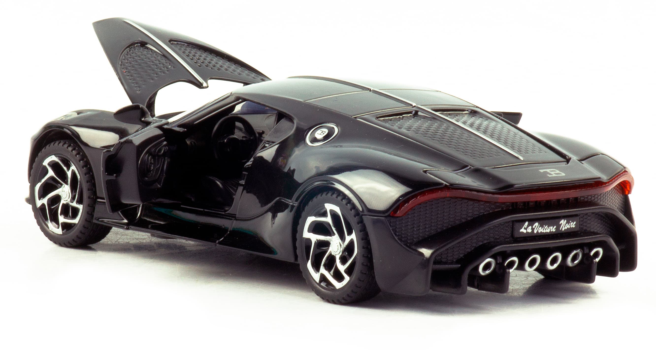 Металлическая машинка XHD 1:32 «Bugatti La Voiture Noire» 3201, 15,2 см. инерционная, свет, звук / Микс