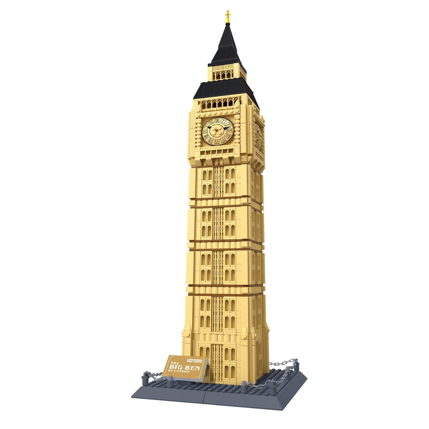 Конструктор Wange «The Big Ben of London, Elizabeth Tower» 5216 (Architecture) / 1642 детали