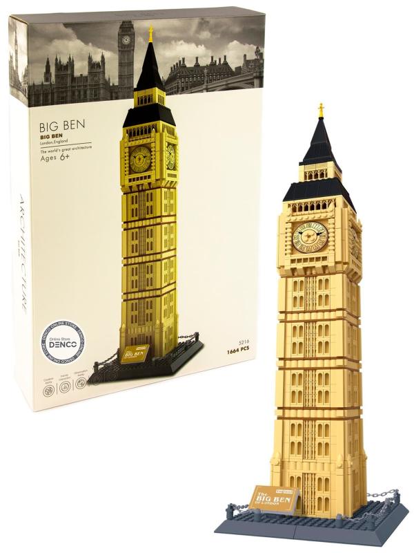 Конструктор Wange «The Big Ben of London, Elizabeth Tower» 5216 (Architecture) / 1642 детали