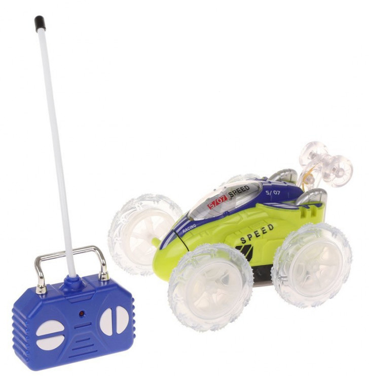 Машина-перевёртыш на радиоуправлении Наша игрушка «Dasher» 14 см. М999-21, со световым эффектом