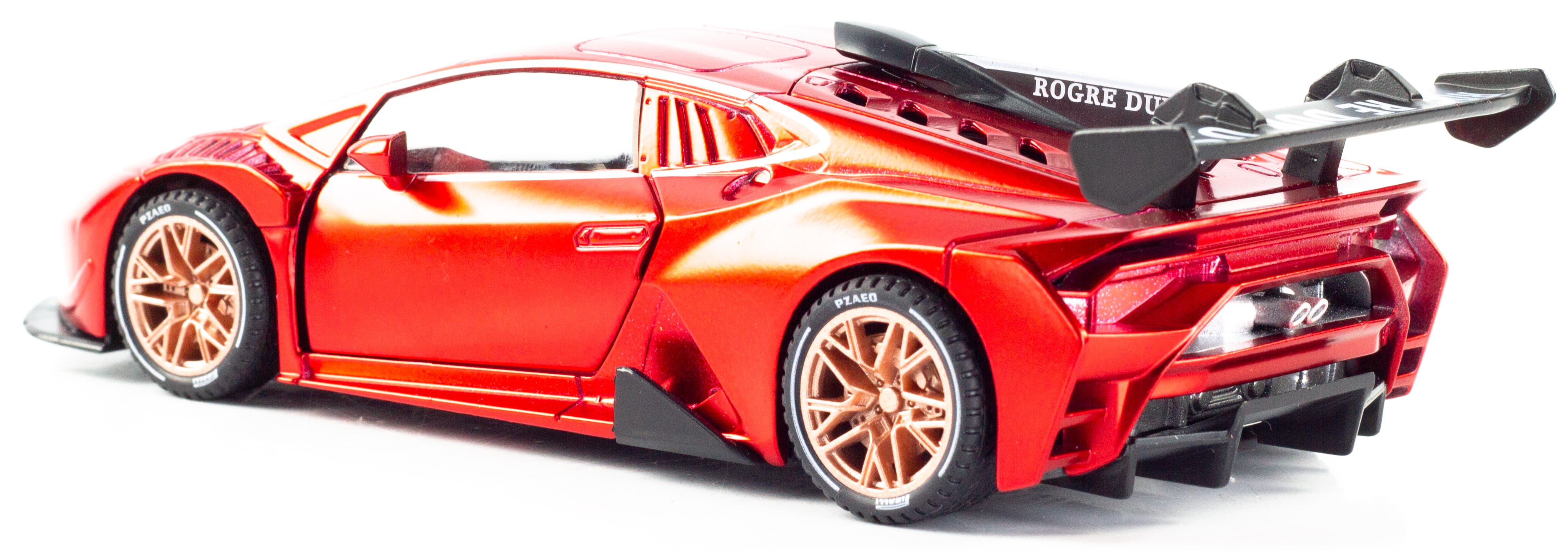 Металлическая машинка ChiMei Model 1:32 «Lamborghini Huracan ST EVO» А322 инерционная, свет, звук / Микс