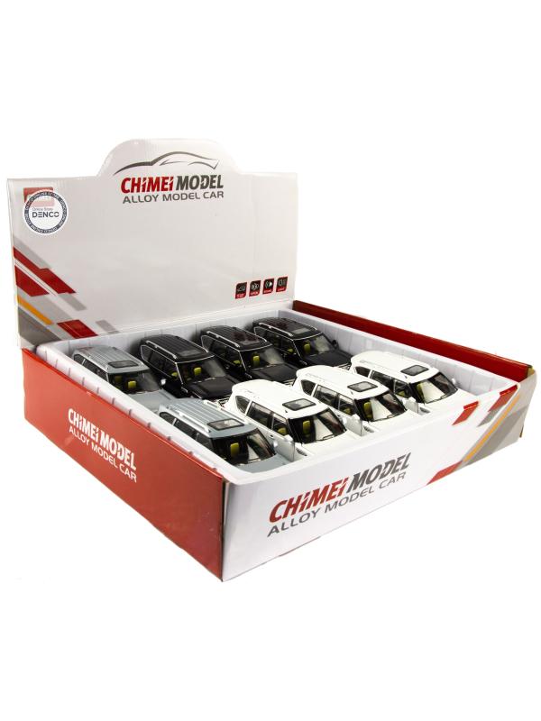 Металлическая машинка ChiMei Model 1:24 «Nissan Patrol» А328, 22 см., инерционная, свет, звук / Микс