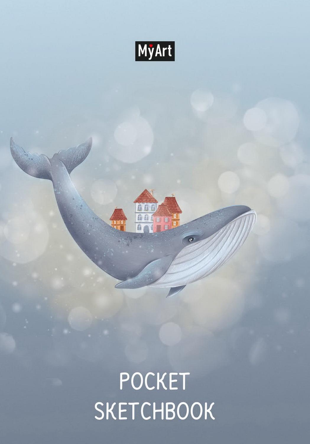 Блокнот Проф-пресс Скейтчбук Pocket Кит 48 листов