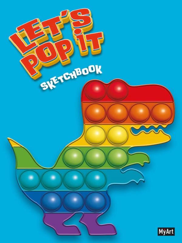 Блокнот Проф-пресс Скейтчбук MyArt Let's Popit А5