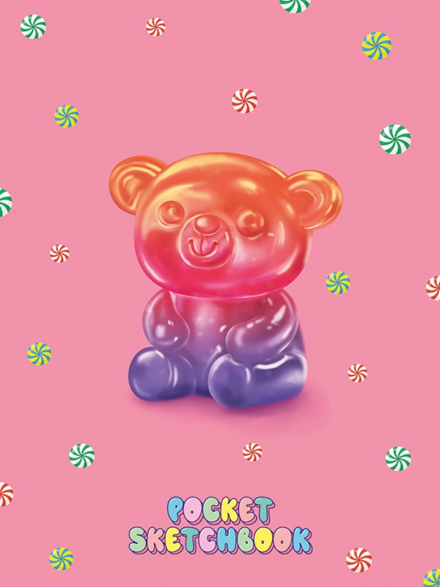 Блокнот Проф-Пресс Скетчбук My Art Pocket Мишка