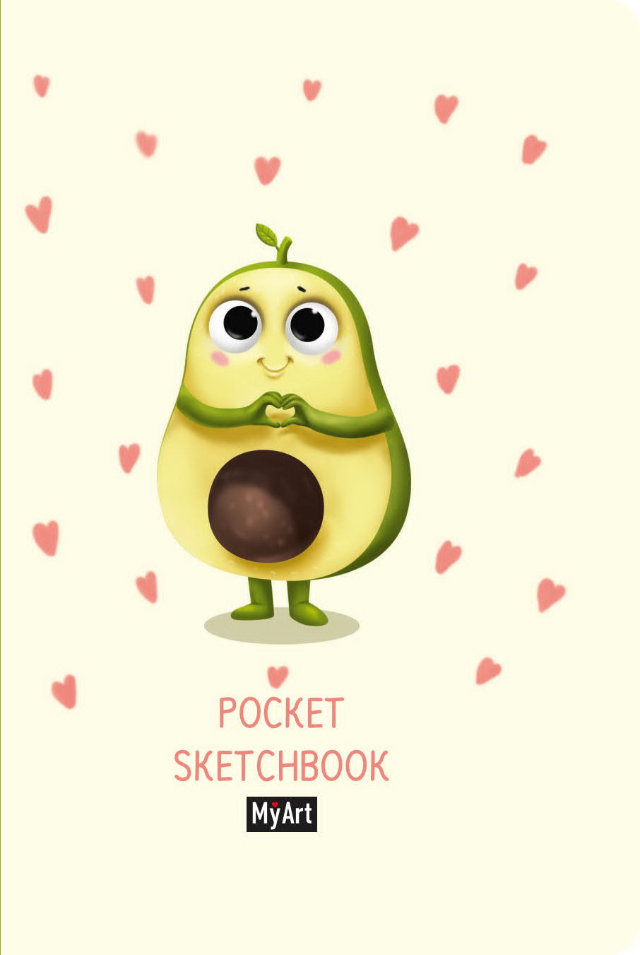 Блокнот Проф-Пресс Скетчбук My Art Pocket Авокадо