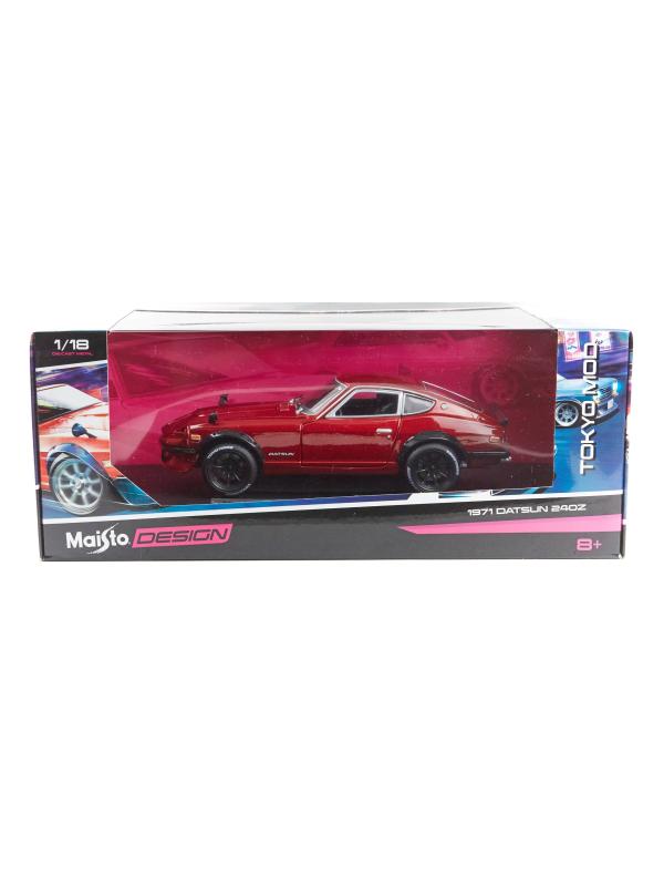 Коллекционная металлическая модель Maisto 1:18 Tokyo Modern «Datsun 240Z 1971» А32610 / Красный