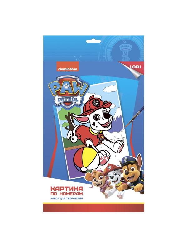 Набор для творчества LORI Картина по номерам Щенячий патруль Маршалл