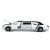 Металлическая машинка Kinsmart 1:38 «1999 Lincoln Town Car Stretch Limousine» KT7001DH / Белый