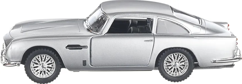 Металлическая машинка Kinsmart 1:38 «Aston Martin DB5» KT5406D, инерционная / Серебристый