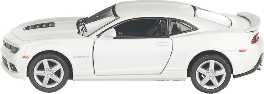 Металлическая машинка Kinsmart 1:38 «2014 Chevrolet Camaro» KT5383D, инерционная / Белый