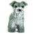 Фигурки-тянучки Животных Qbabe «Собаки Шнауцер и Бобтейл» из термопластичной резины A306-DB, 9.52 см., Антистресс / 2 шт.