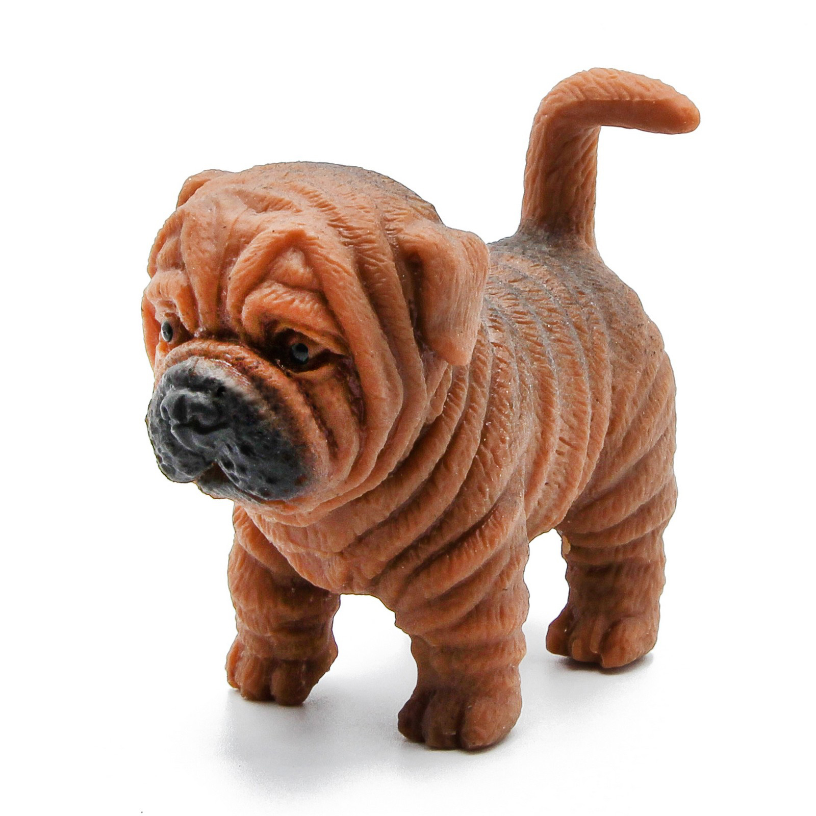 Фигурки-тянучки Животных QBabe «Собаки Шарпей и Такса» из термопластичной резины A305-DB, 9.52 см., Антистресс / 2 шт.