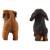 Фигурки-тянучки Животных QBabe «Собаки Шарпей и Такса» из термопластичной резины A305-DB, 9.52 см., Антистресс / 2 шт.