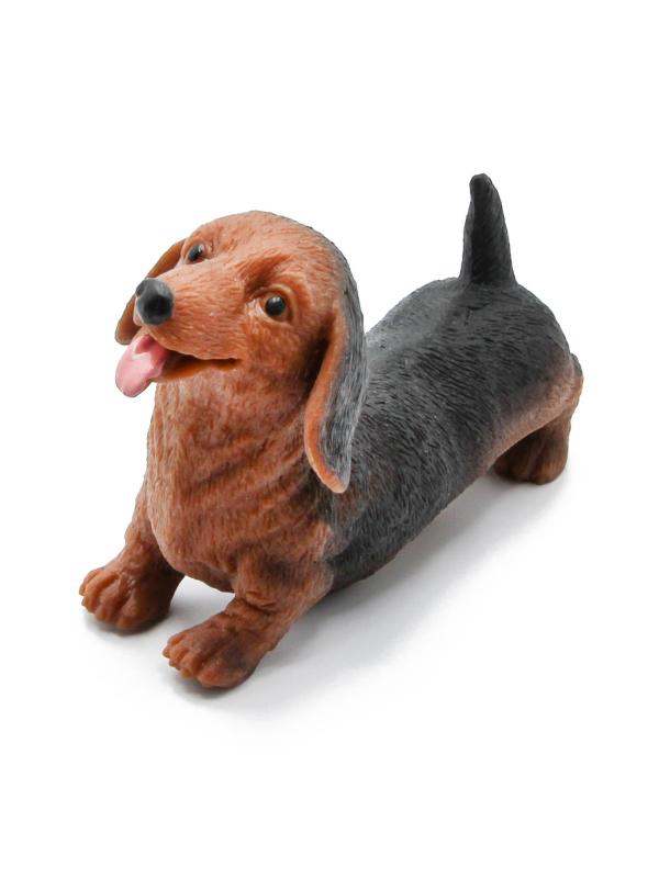 Фигурки-тянучки Животных QBabe «Собаки Шарпей и Такса» из термопластичной резины A305-DB, 9.52 см., Антистресс / 2 шт.