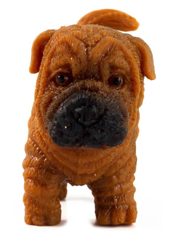 Фигурки-тянучки Животных QBabe «Собаки Шарпей и Такса» из термопластичной резины A305-DB, 9.52 см., Антистресс / 2 шт.