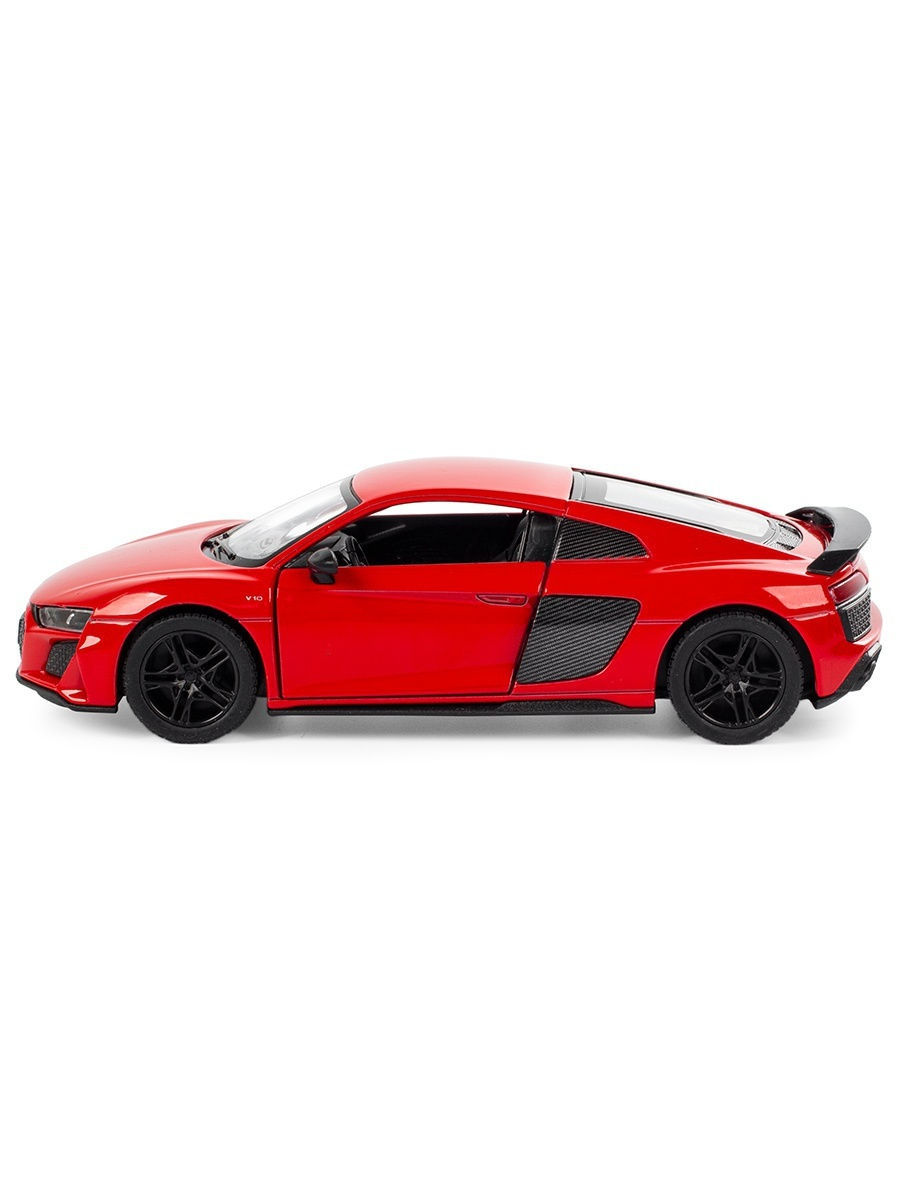 Металлическая машинка Kinsmart 1:38 «2020 Audi R8 Coupe» KT5422D, инерционная / Красный