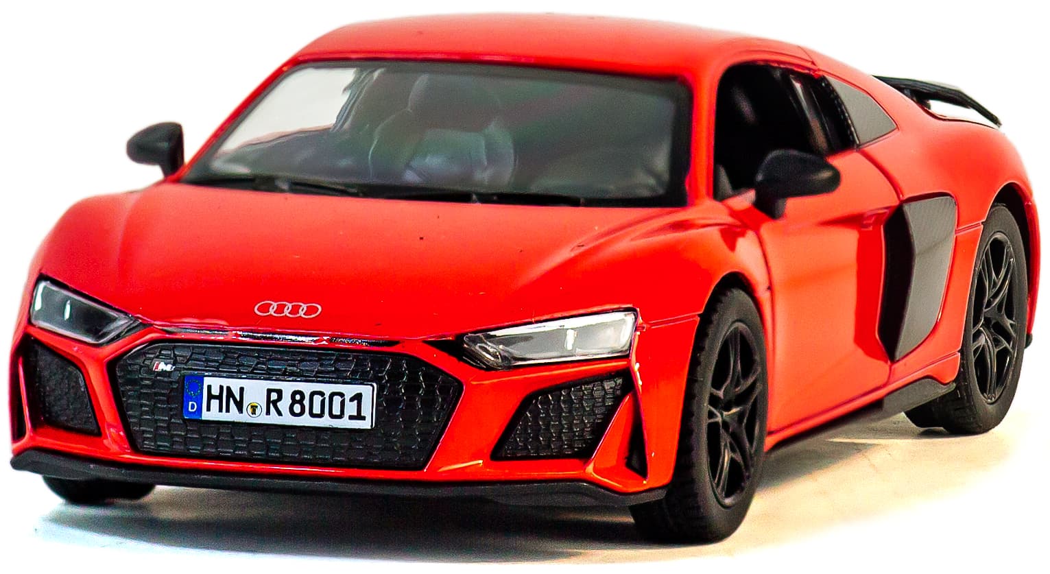 Металлическая машинка Kinsmart 1:38 «2020 Audi R8 Coupe» KT5422D, инерционная / Красный