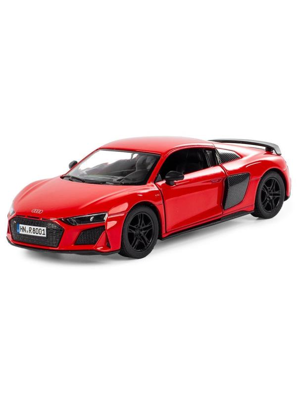 Металлическая машинка Kinsmart 1:38 «2020 Audi R8 Coupe» KT5422D, инерционная / Красный