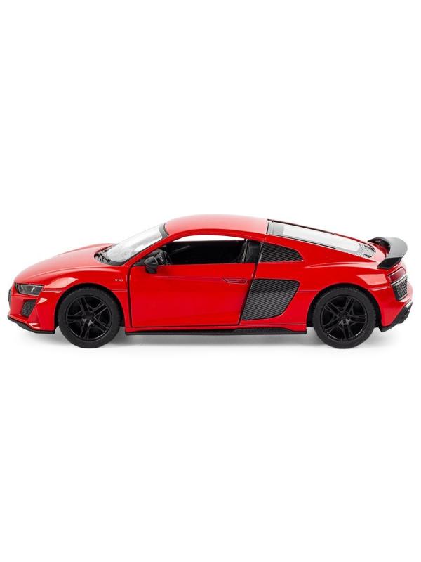 Металлическая машинка Kinsmart 1:38 «2020 Audi R8 Coupe» KT5422D, инерционная / Красный