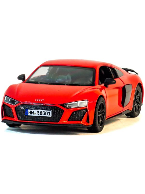Металлическая машинка Kinsmart 1:38 «2020 Audi R8 Coupe» KT5422D, инерционная / Красный