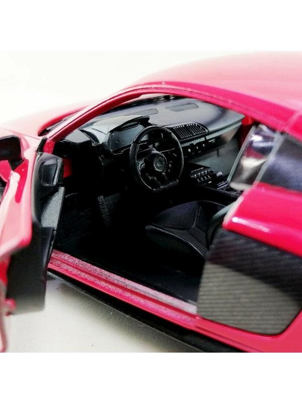 Металлическая машинка Kinsmart 1:38 «2020 Audi R8 Coupe» KT5422D, инерционная / Красный