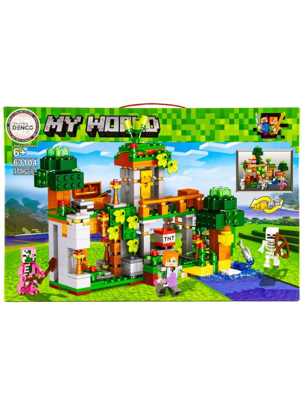 Конструктор PRCK My World «Водная Застава» 63104  (Minecraft ) / 375 деталей