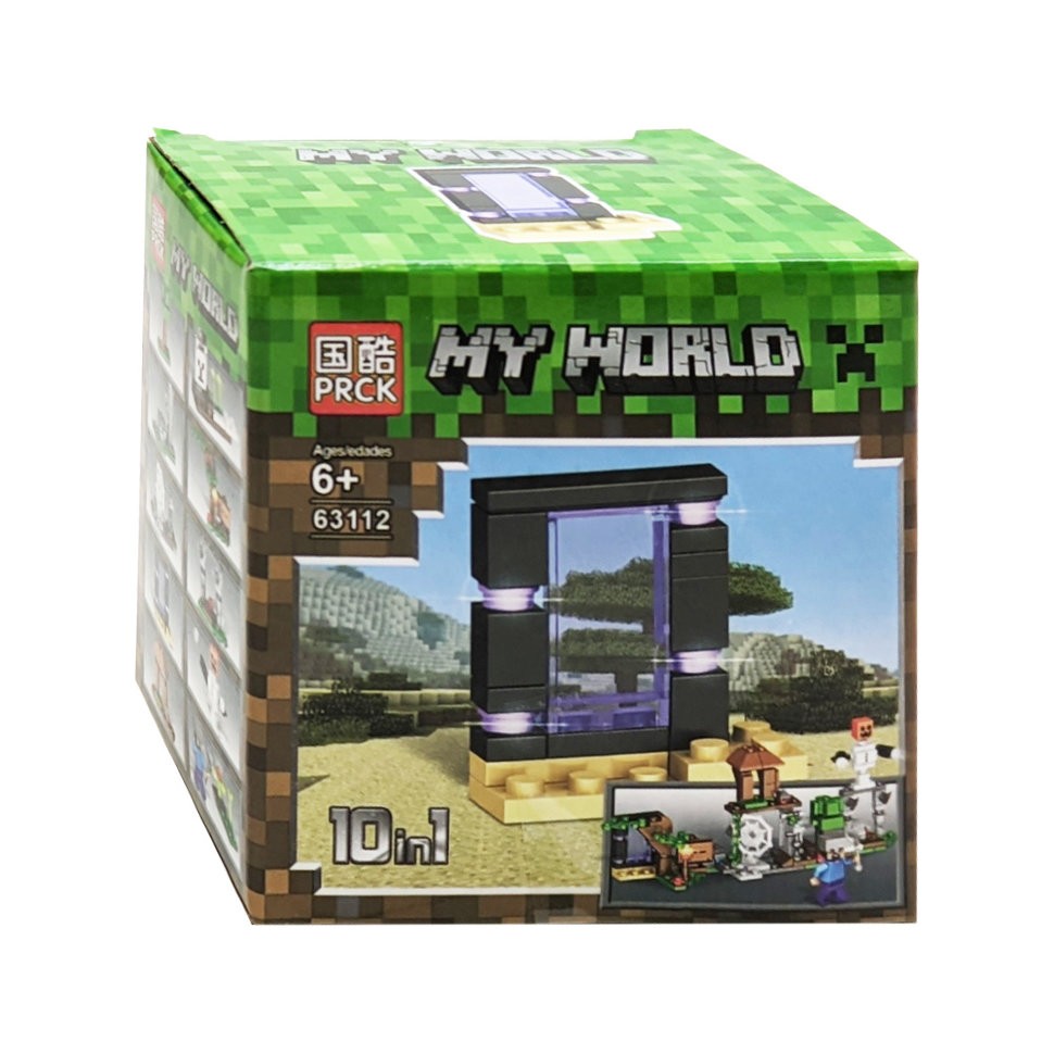 Набор конструкторов PRCK «My World» (Minecraft), G63112 / 10 шт.