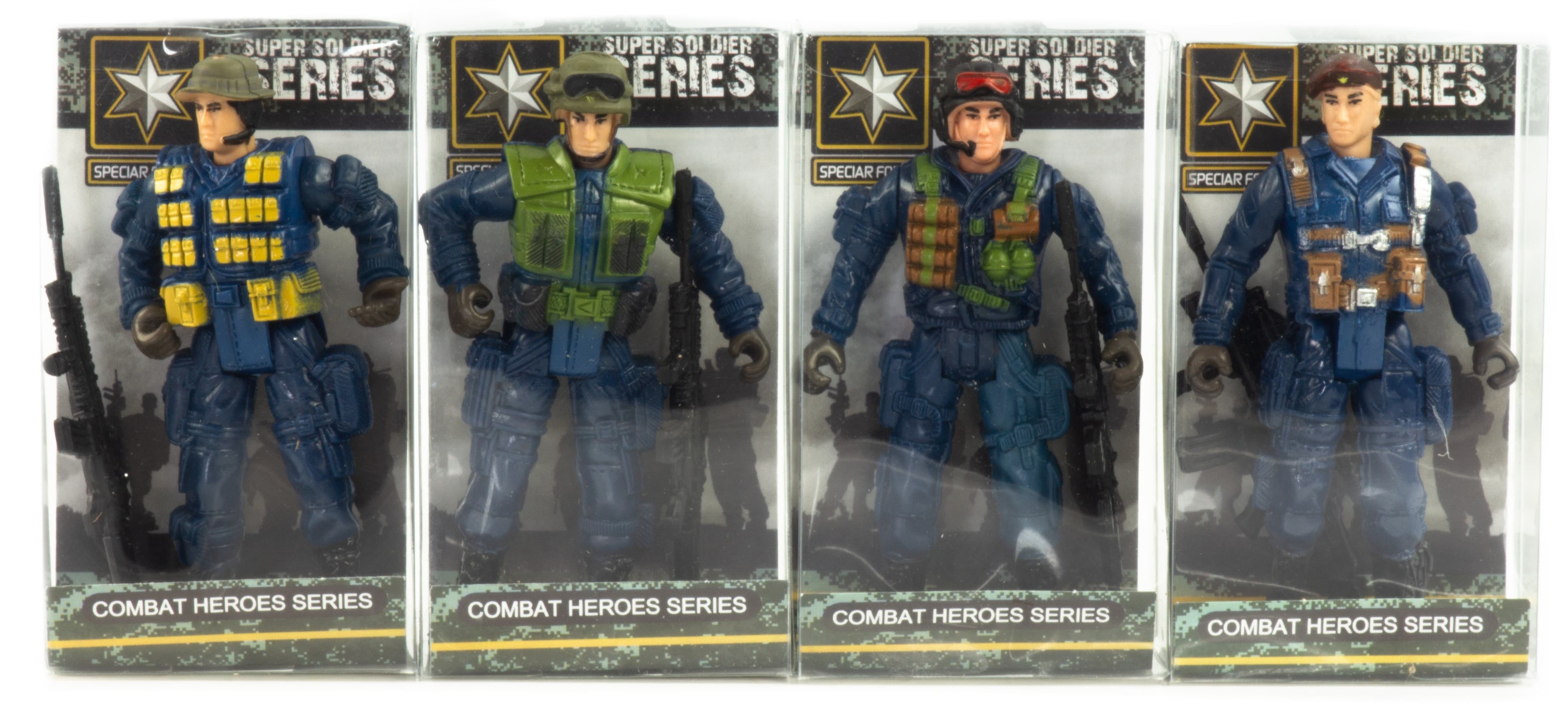 Фигурка солдатика  «Герои» Combat Heroes Series, 2069, 10 см. в коробочке / 1 шт. Микс