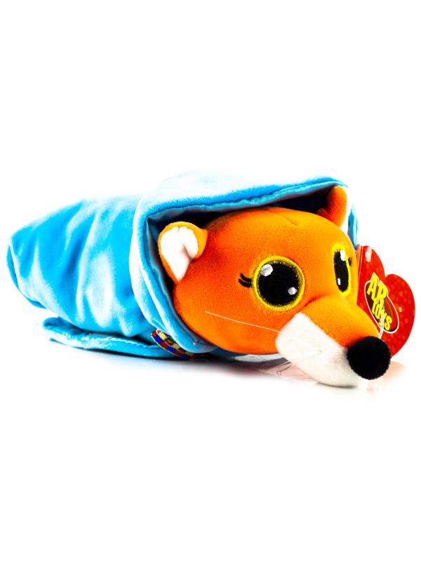 Мягкая игрушка «Перчинки. Лисичка в круглом одеялке» M2101, 20 см.