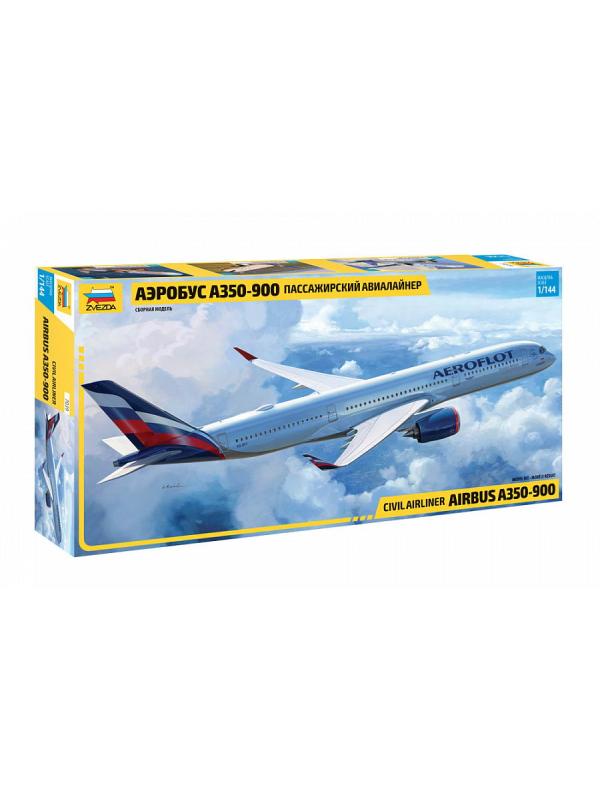 Сборная модель ZVEZDA Самолет А350-900 1:144