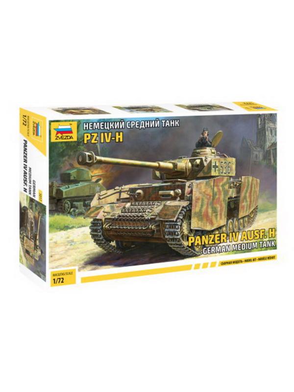 Сборная модель ZVEZDA Немецкий средний танк Т-IV H