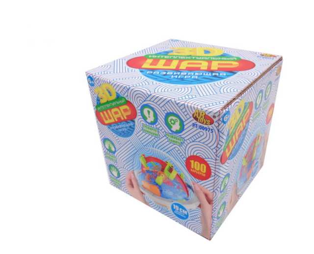 Шар интеллектуальный 3D, 100 барьеров, в коробке, Академия Игр.