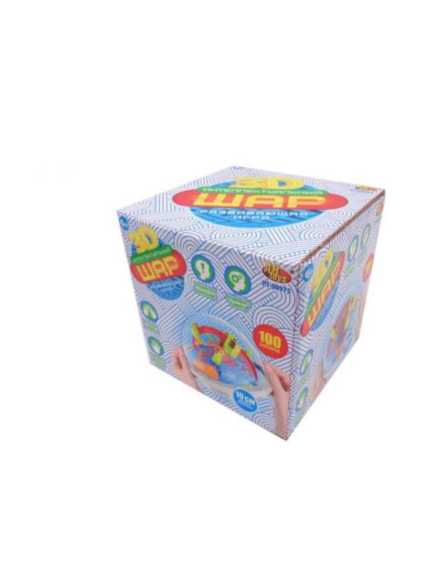 Шар интеллектуальный 3D, 100 барьеров, в коробке, Академия Игр.