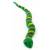 Резиновая фигурка тянучка «Змея» 60 см. A146HC / Зеленая