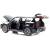 Металлическая машинка ChiMei 1:24 «Nissan Patrol» CM328, 22 см., инерционная, свет, звук / Чёрный