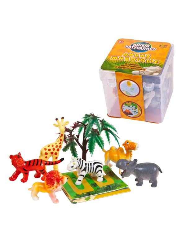 Игровой набор ABtoys Юный натуралист Фигурки диких животных в боксе, в дисплее 36шт