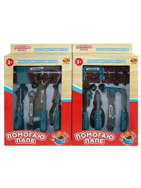 Набор инструментов ABtoys Помогаю Папе, 16 предметов