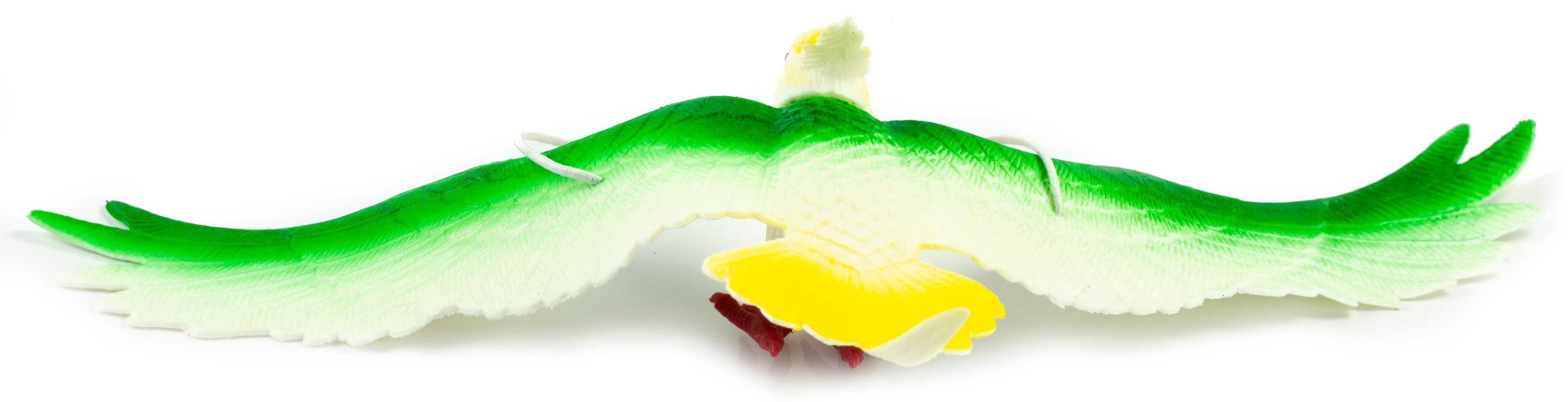 Резиновые игрушки «Птицы на резинках с пищалкой» 33 см., Н100-2W / Попугай