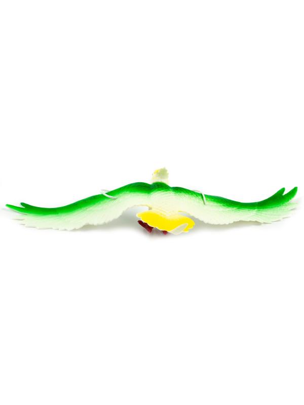 Резиновые игрушки «Птицы на резинках с пищалкой» 33 см., Н100-2W / Попугай