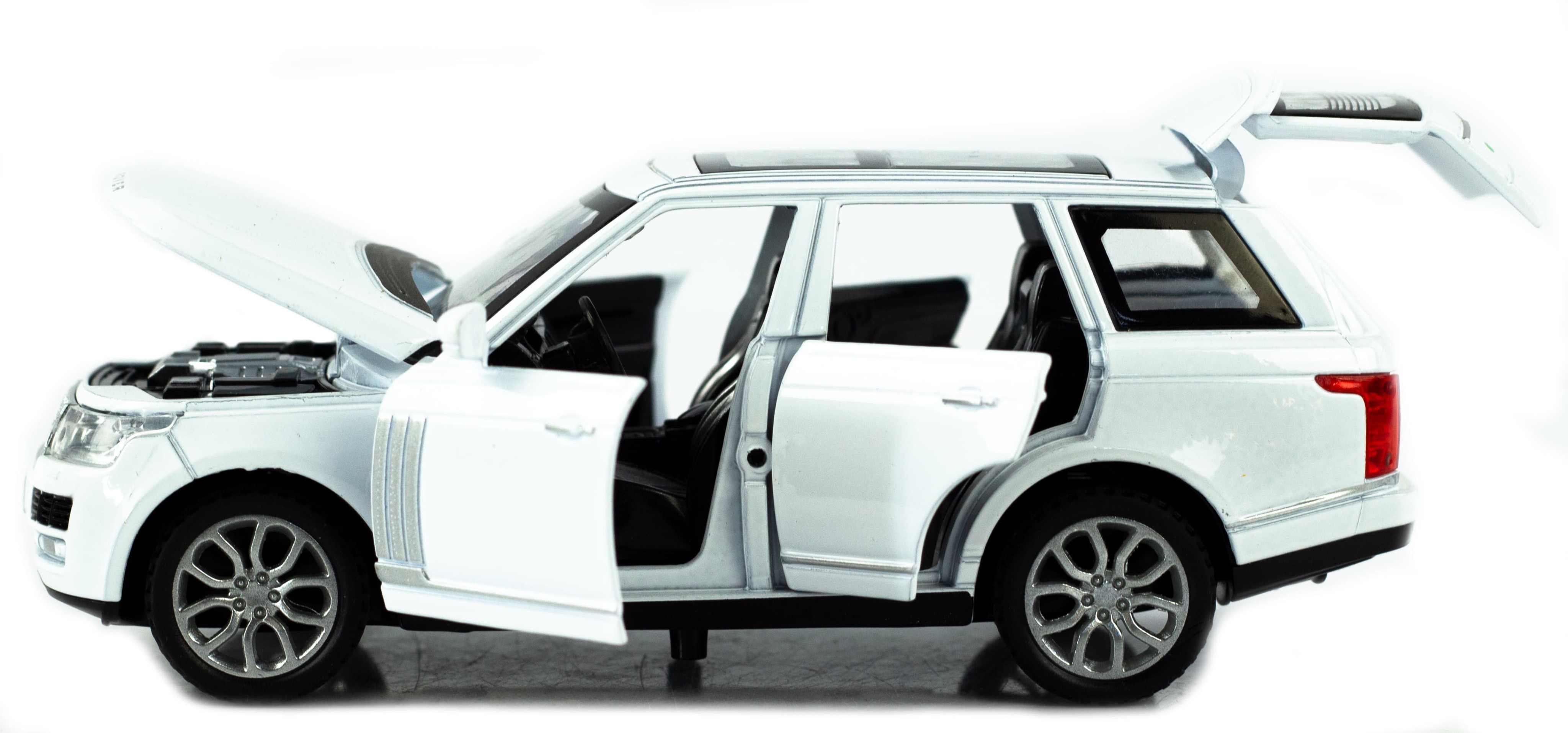 Машинка металлическая Wanbao 1:32 «Land Rover Range Rover Sport» 15.5 см., 625D, инерционная, свет, звук / Микс