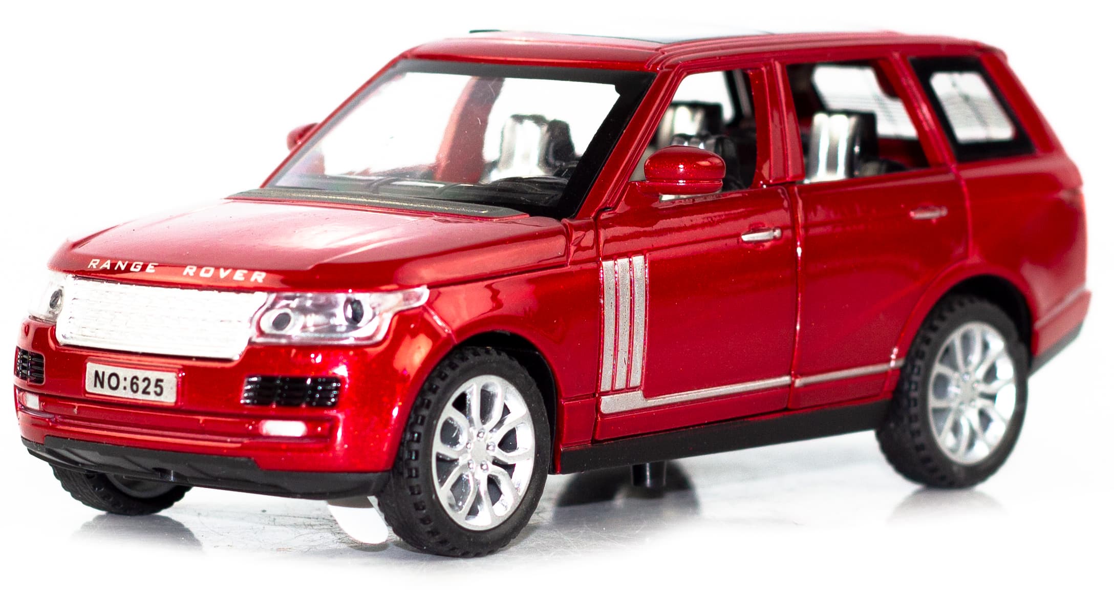 Машинка металлическая Wanbao 1:32 «Land Rover Range Rover Sport» 15.5 см., 625D, инерционная, свет, звук / Микс