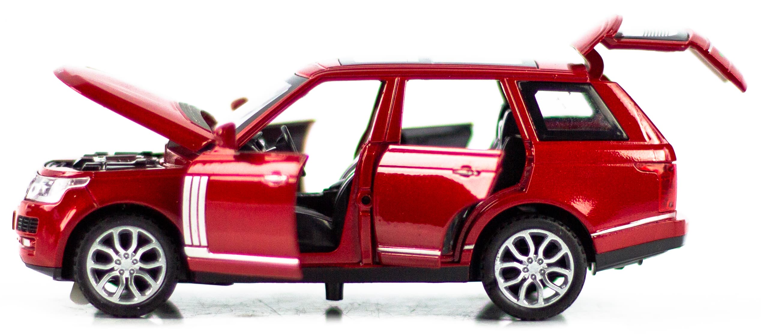 Машинка металлическая Wanbao 1:32 «Land Rover Range Rover Sport» 15.5 см., 625D, инерционная, свет, звук / Микс