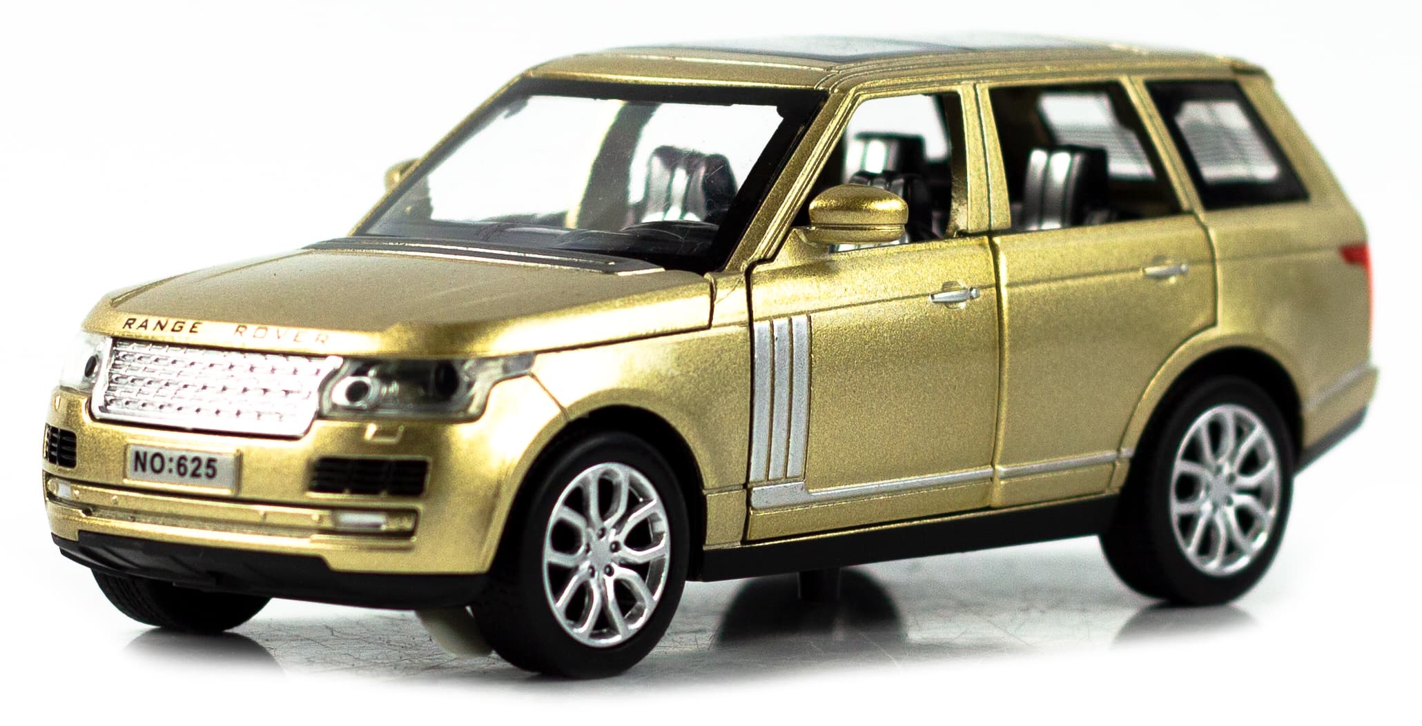 Машинка металлическая Wanbao 1:32 «Land Rover Range Rover Sport» 15.5 см., 625D, инерционная, свет, звук / Микс